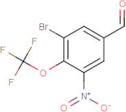 3-Bromo-5-nitro-4-(trifluoromethoxy)benzaldehyde