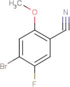 4-Bromo-5-fluoro-2-methoxybenzonitrile