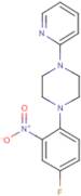 1-(4-Fluoro-2-nitrophenyl)-4-(pyridin-2-yl)piperazine