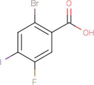 2-Bromo-5-fluoro-4-iodobenzoic acid