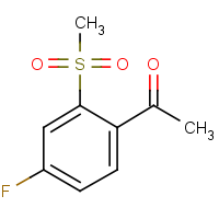 4?-Fluoro-2?-(methylsulphonyl)acetophenone