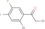 2-Bromo-5-fluoro-4-iodophenacyl bromide