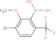 3-Bromo-2-methoxy-6-(trifluoromethyl)benzeneboronic acid