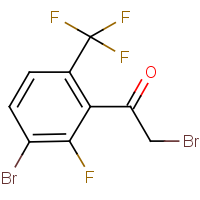 3-Bromo-2-fluoro-6-(trifluoromethyl)phenacyl bromide