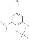 3-Bromo-5-nitro-4-(trifluoromethoxy)benzonitrile