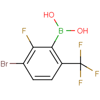 3-Bromo-2-fluoro-6-(trifluoromethyl)benzeneboronic acid