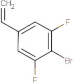 4-Bromo-3,5-difluorostyrene
