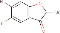 2,6-Dibromo-5-fluorobenzo[B]furan-3(2H)-one