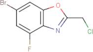 6-Bromo-2-(chloromethyl)-4-fluorobenzoxazole