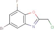 5-Bromo-2-(chloromethyl)-7-fluorobenzoxazole