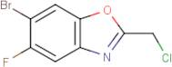 6-Bromo-2-(chloromethyl)-5-fluorobenzoxazole