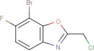 7-Bromo-2-(chloromethyl)-6-fluorobenzoxazole
