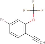 4-Bromo-2-(trifluoromethoxy)phenylacetylene