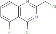 4-chloro-2-(chloromethyl)-5-fluoroquinazoline