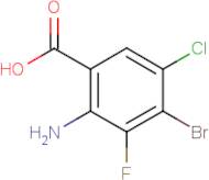 2-Amino-4-bromo-5-chloro-3-fluorobenzoic acid