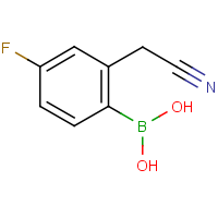 2-(Cyanomethyl)-4-fluorobenzeneboronic acid