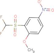 Difluoromethyl 2-methoxy-5-nitrophenyl sulphone