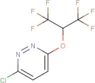 3-Chloro-6-[2,2,2-trifluoro-1-(trifluoromethyl)ethoxy]pyridazine