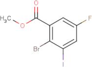 Methyl 2-bromo-5-fluoro-3-iodobenzoate