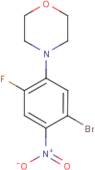 4-(5-Bromo-2-fluoro-4-nitrophenyl)morpholine