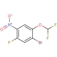 4-Bromo-5-(difluoromethoxy)-2-fluoronitrobenzene