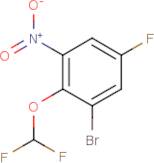 3-Bromo-2-(difluoromethoxy)-5-fluoronitrobenzene