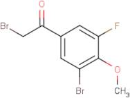 3-Bromo-5-fluoro-4-methoxyphenacyl bromide
