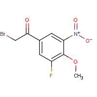 3-Fluoro-4-methoxy-5-nitrophenacyl bromide