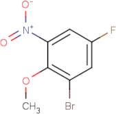 2-Bromo-4-fluoro-6-nitroanisole
