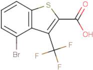 4-Bromo-3-(trifluoromethyl)benzo[b]thiophene-2-carboxylic acid