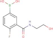 4-Fluoro-3-[(2-hydroxyethyl)carbamoyl]benzeneboronic acid