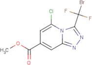 Methyl 3-(bromodifluoromethyl)-5-chloro-[1,2,4]triazolo[4,3-a]pyridine-7-carboxylate