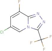 6-Chloro-8-fluoro-3-(trifluoromethyl)-[1,2,4]triazolo[4,3-a]pyridine