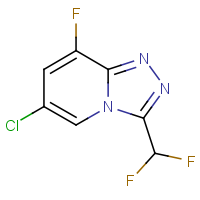 6-Chloro-3-(difluoromethyl)-8-fluoro-[1,2,4]triazolo[4,3-a]pyridine