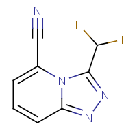 3-(Difluoromethyl)-[1,2,4]triazolo[4,3-a]pyridine-5-carbonitrile