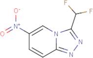 3-(Difluoromethyl)-6-nitro-[1,2,4]triazolo[4,3-a]pyridine