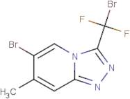 6-Bromo-3-(bromodifluoromethyl)-7-methyl-[1,2,4]triazolo[4,3-a]pyridine