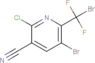 5-Bromo-6-(bromodifluoromethyl)-2-chloropyridine-3-carbonitrile