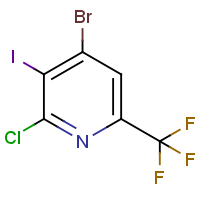 4-Bromo-2-chloro-3-iodo-6-(trifluoromethyl)pyridine