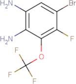 5-Bromo-4-fluoro-3-(trifluoromethoxy)benzene-1,2-diamine