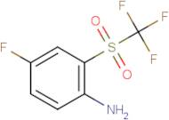 4-fluoro-2-(trifluoromethylsulphonyl)aniline