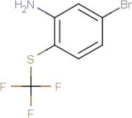 5-bromo-2-(trifluoromethylthio)aniline
