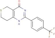 2-[4-(Trifluoromethyl)phenyl]-1,5,7,8-tetrahydrothiopyrano[4,3-d]pyrimidin-4-one