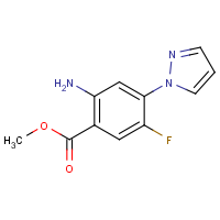 Methyl 2-Amino-5-fluoro-4-(1-pyrazolyl)benzoate