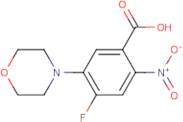 4-Fluoro-5-morpholino-2-nitrobenzoic acid