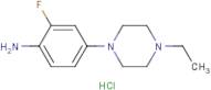 4-(4-Ethyl-1-piperazinyl)-2-fluoroaniline hydrochloride