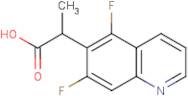 2-(5,7-Difluoro-6-quinolyl)propanoic acid