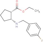 Ethyl cis-2-(4-Fluorobenzylamino)cyclopentanecarboxylate