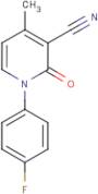 1-(4-Fluorophenyl)-4-methyl-2-oxo-1,2-dihydropyridine-3-carbonitrile