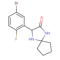 3-(5-Bromo-2-fluorophenyl)-1,4-diazaspiro[4.4]nonan-2-one